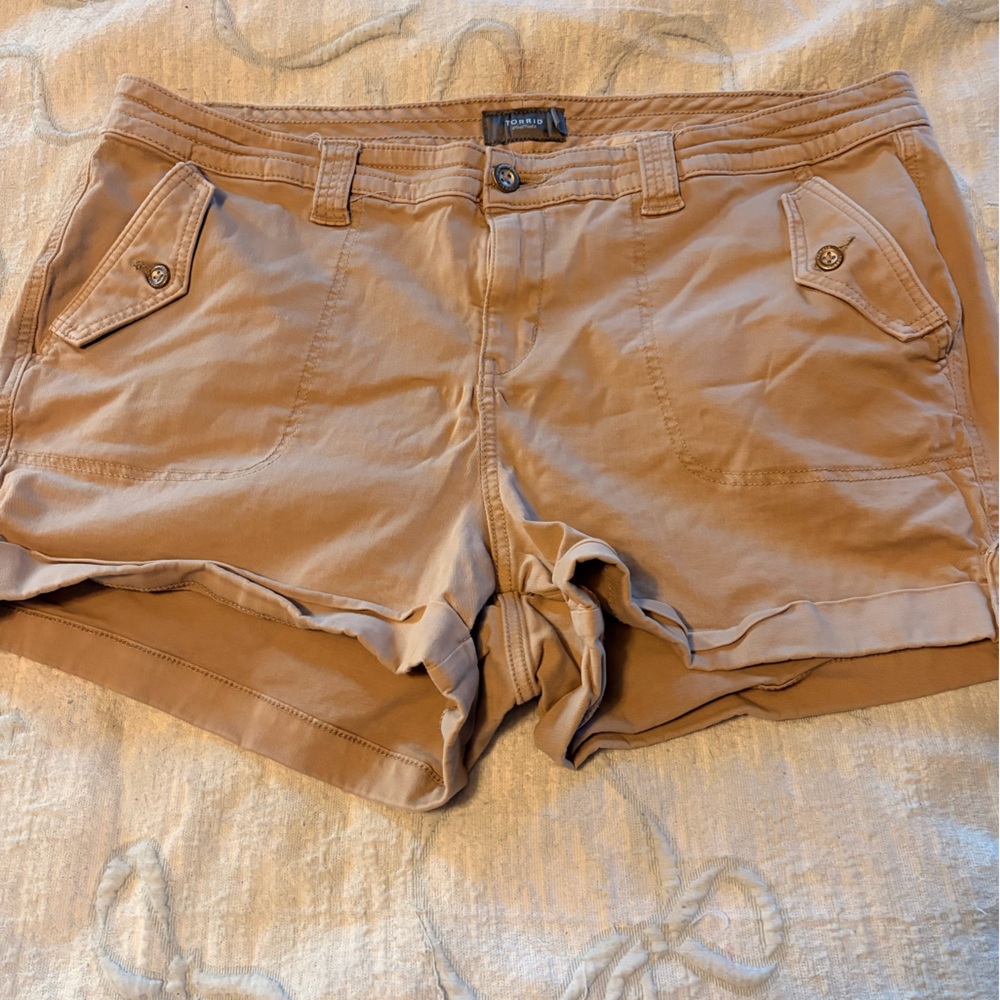Torrid Tan Cargo Shorts for Women